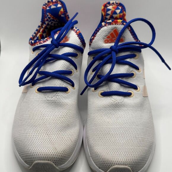 Adidas Cloudfoam Pure SPW Sneakers | White/Orange/Red | Women's 8.5 | IE8525 - Picture 2 of 8